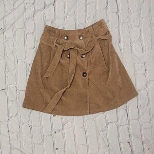 Altar'd State M Tan suede skirt with belt #tan #suedeskirt